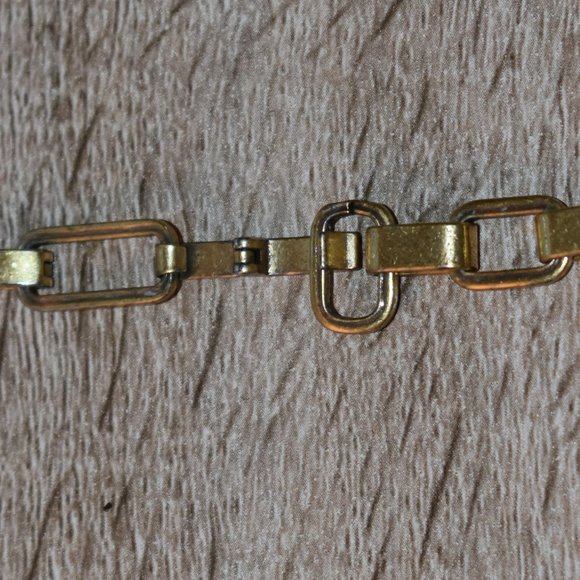 Stella & Dot Hazel Flower Petal Statement Necklace Chain Link Gold - Picture 11 of 16